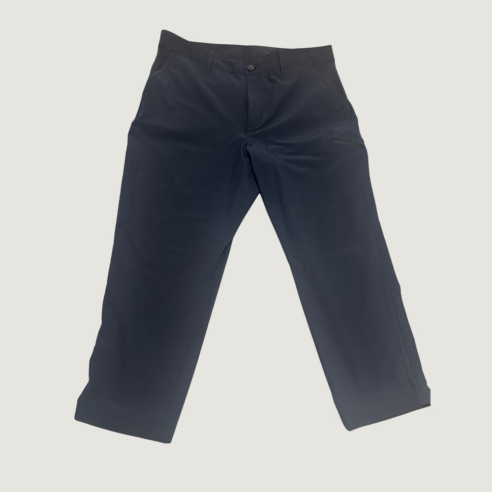 Eddie Bauer Guide Pro Pants Women 12 Gray Excellent Stretch Cargo Hiking